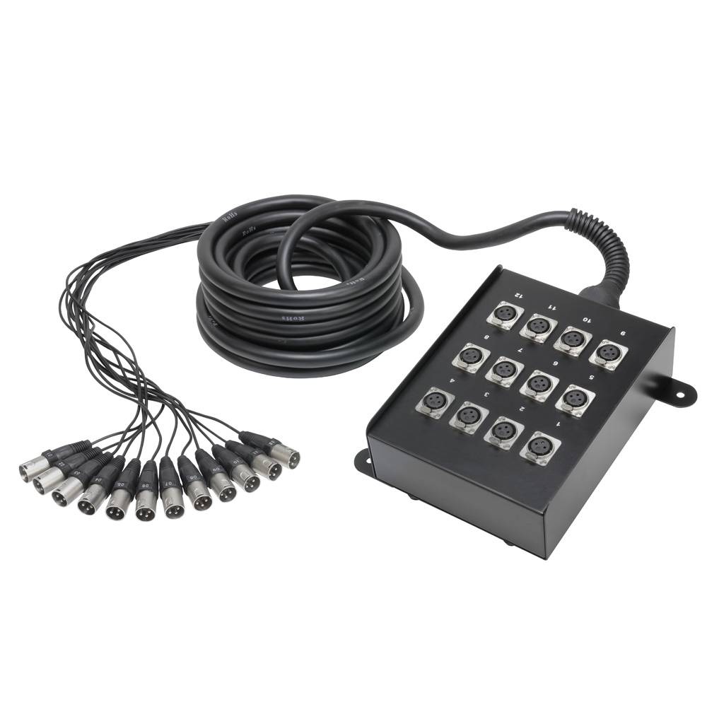 Adam Hall K12C10 12/0 multikabel 10m afbeelding