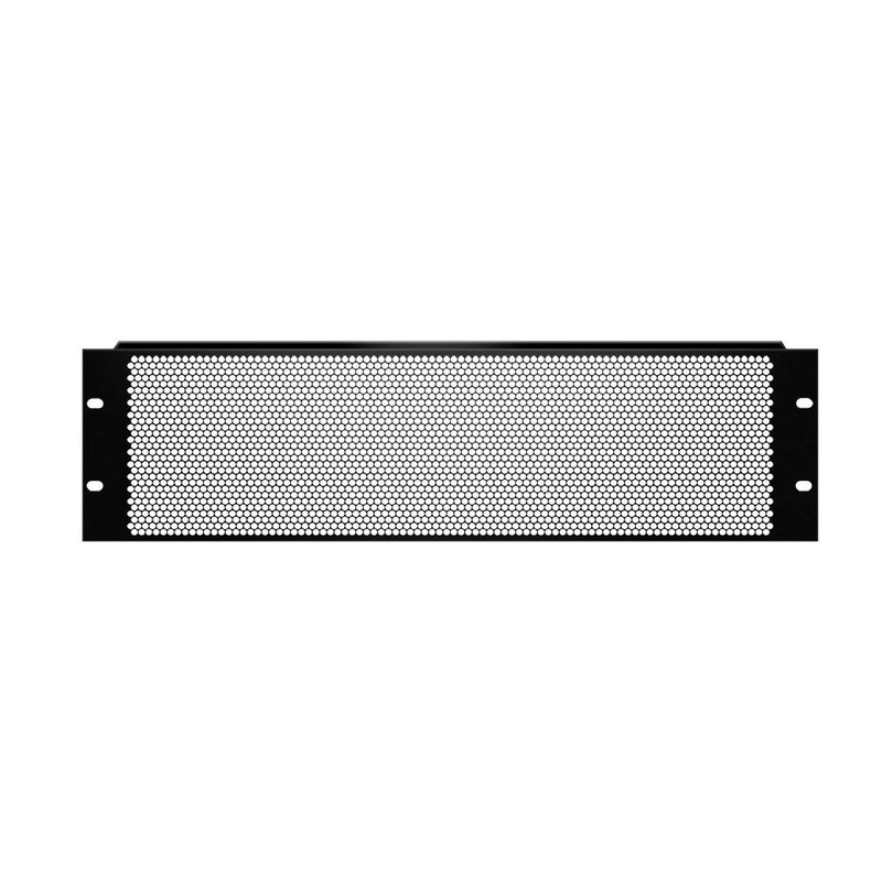 Ventilatiepaneel 3 HE geperforeerd