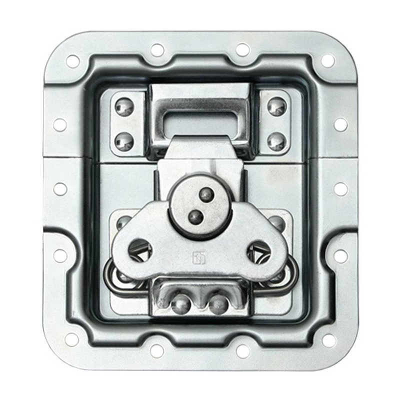 Groot inbouw vlinderslot kort met verzet en revet bescherming 14mm diep