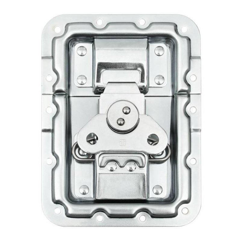 172572 Groot inbouw vlinderslot met verzet en revet bescherming 9mm diep