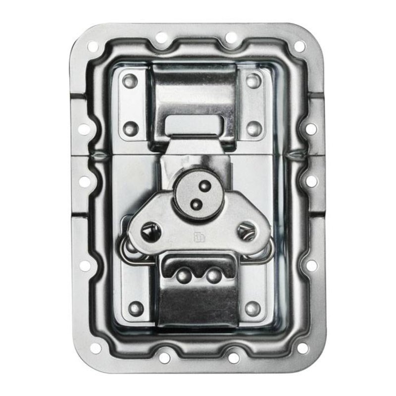 172573 Groot inbouw vlinderslot met verzet en revet bescherming 14mm diep