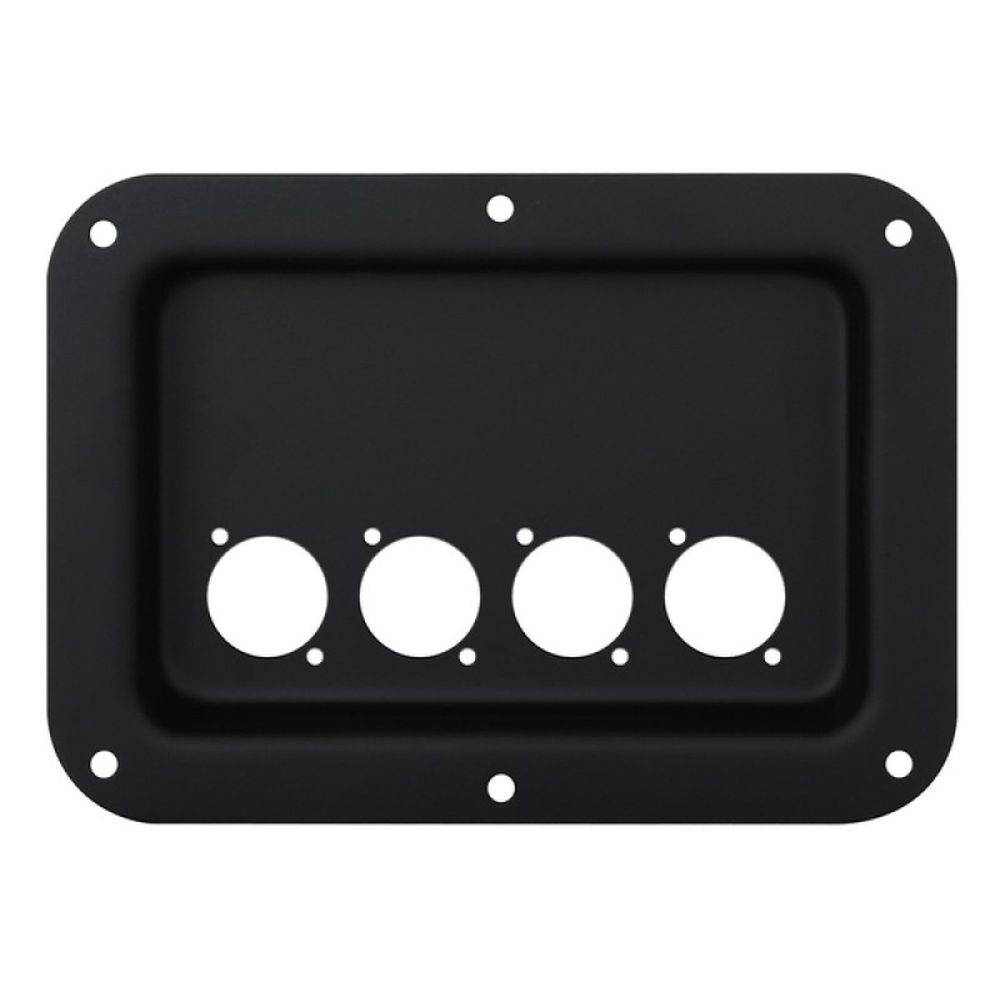 Penn Elcom D024k Inbouwschotel 4x D-Size zwart afbeelding