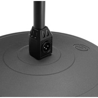 Gravity MS23XLRB Microfoonstatief met XLR en ronde voet MS23XLRB Microfoonstatief met XLR en ronde voet