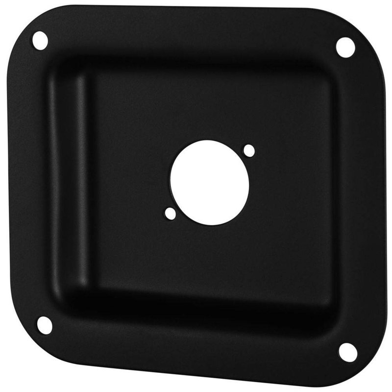 Inbouwschotel 1x D-Size zwart