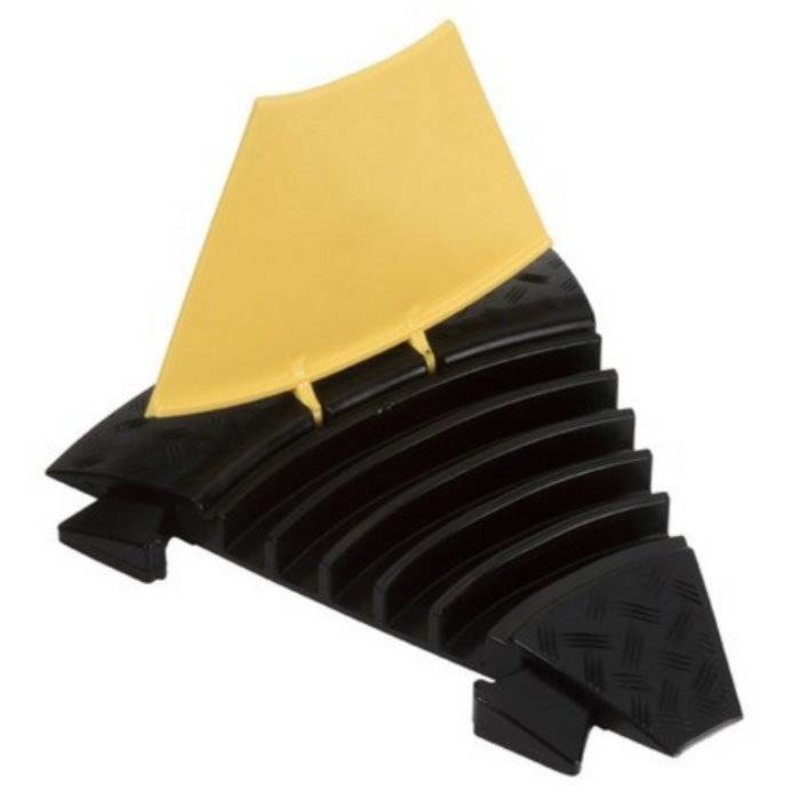 Midi kabelbrug bocht geel