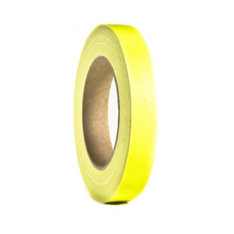 Gaffa tape neon 19mm 25m geel