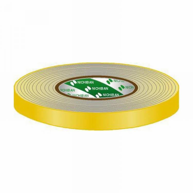 Nichiban Gaffa tape rol 19mm 50m geel afbeelding