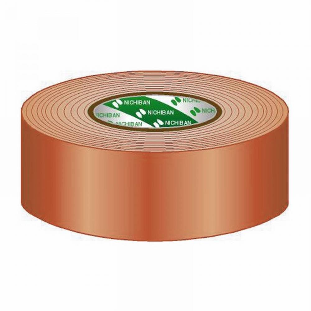 Nichiban Gaffa tape rol 50mm 50m bruin afbeelding