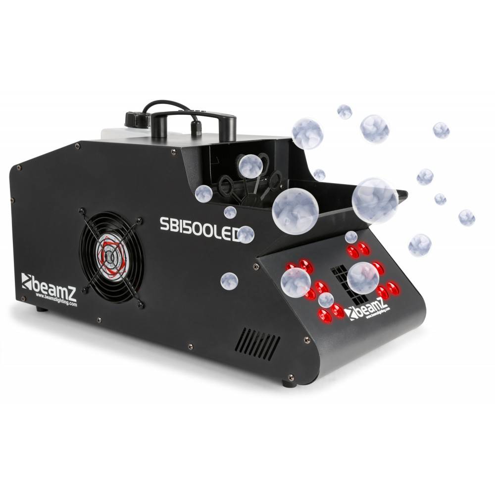 BeamZ SB1500LED rook- en bellenblaasmachine met LEDs afbeelding