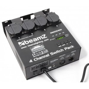 Beamz 4-kanaals DMX switchpack