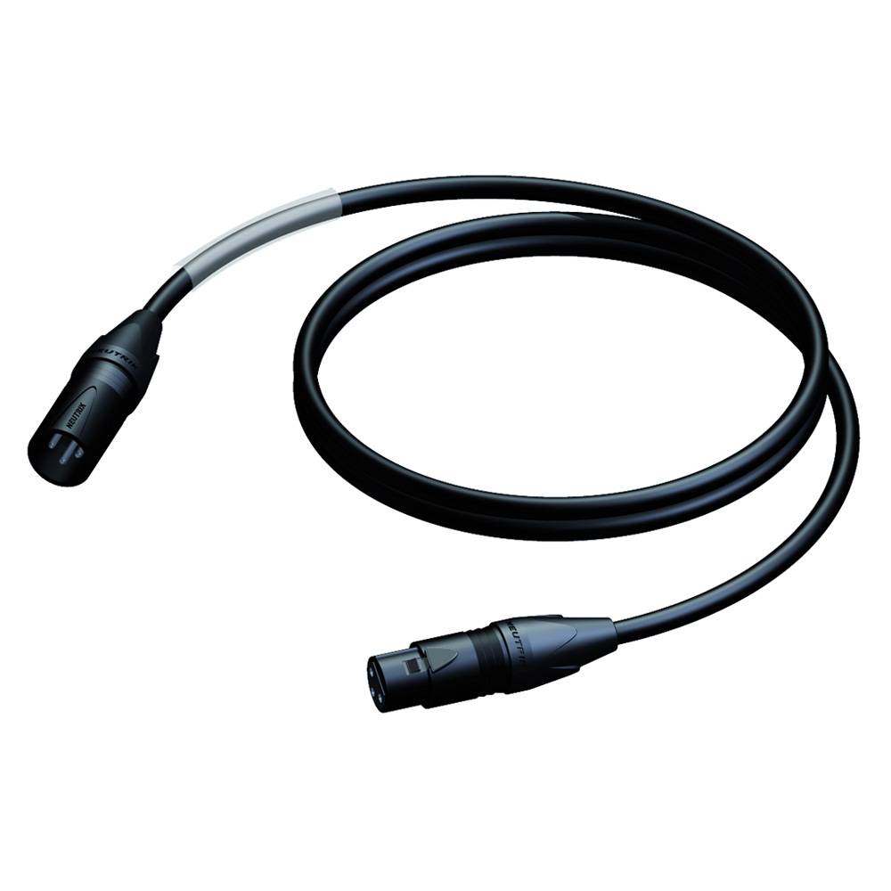 Procab PRA901/3 Professionele XLR microfoonkabel 3m afbeelding