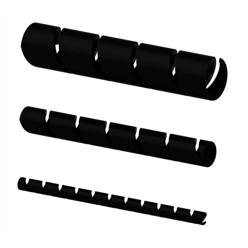 ACW112/B Spiraalband 12mm zwart 10m