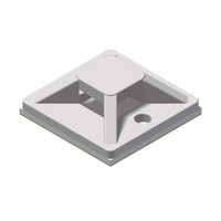 ACM120/W Kabelbinderhouder 20x20mm wit (100 stuks)