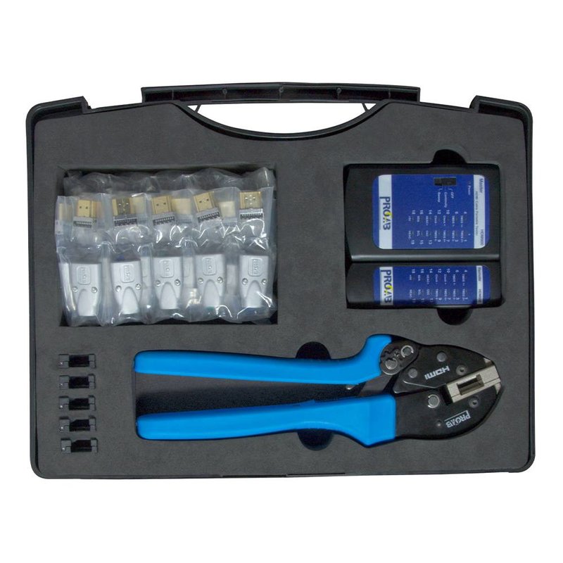 CTV100 HDMI gereedschap set met krimptang