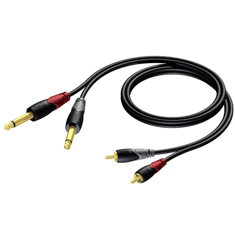 CLA631/5 verloopkabel 2x Jack naar 2x RCA 5m
