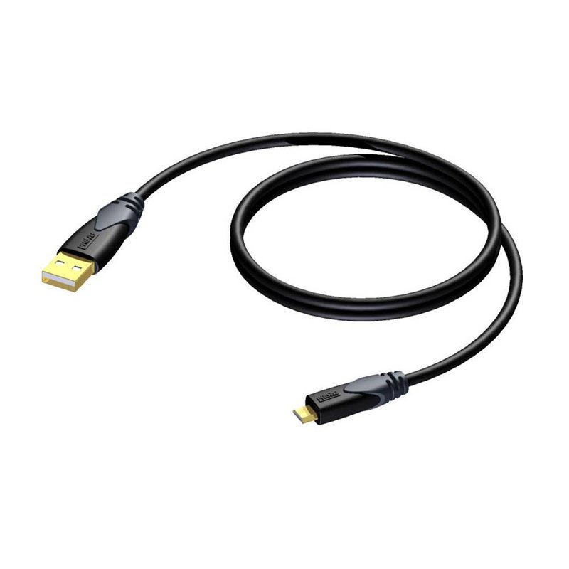 CLD614/1,5 USB A naar USB micro B kabel 150cm