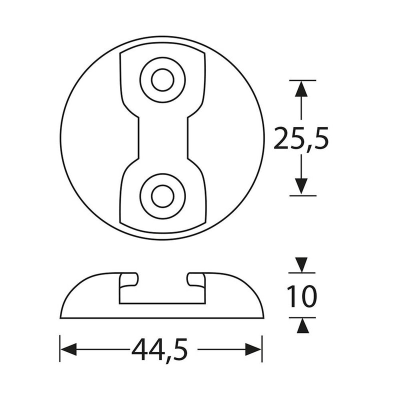 Adam Hall 5725B Vliegstrip 5725B Vliegstrip