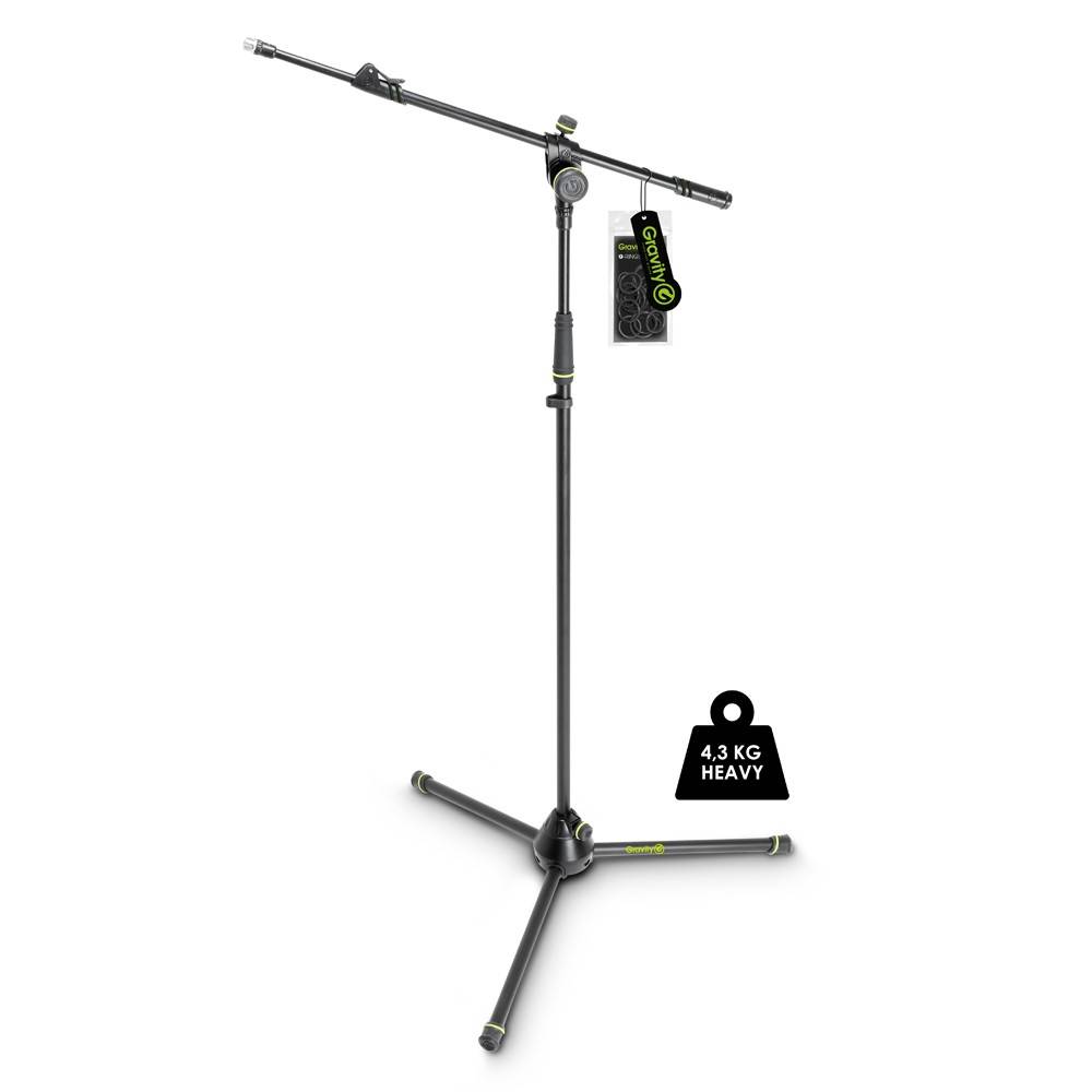 Gravity MS4322HDB Microfoonstatief met telescopische hengel (zware uitvoering) afbeelding