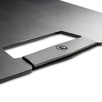 LS431B lichtstatief met vierkante stalen vloerplaat