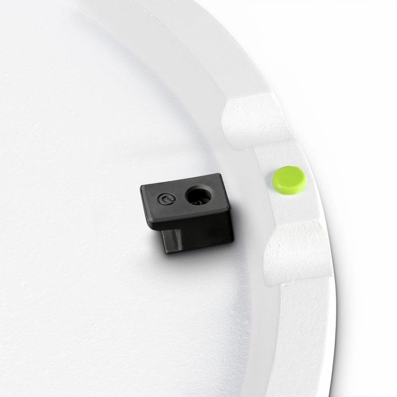 SSPWBSET1 Luidsprekerstatief met baseplate wit