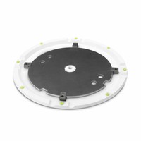 SSPWBSET1 Luidsprekerstatief met baseplate wit