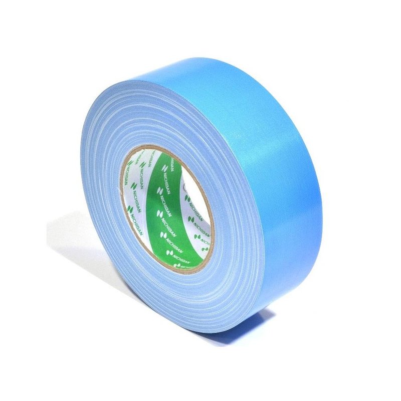 Nichiban Gaffa tape rol 50mm 50m lichtblauw Gaffa tape rol 50mm 50m lichtblauw