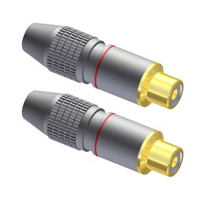 Procab VC210 Set met 2 RCA female connectors