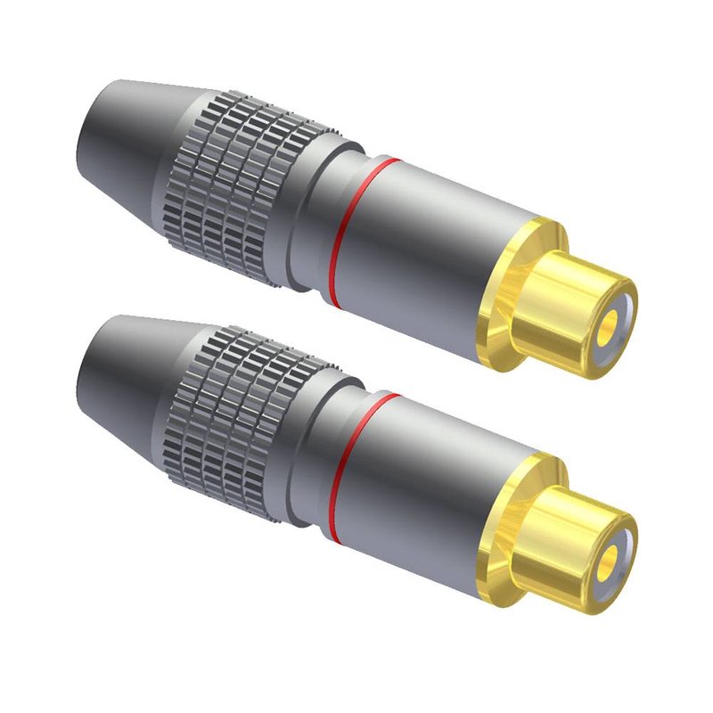 VC210 Set met 2 RCA female connectors