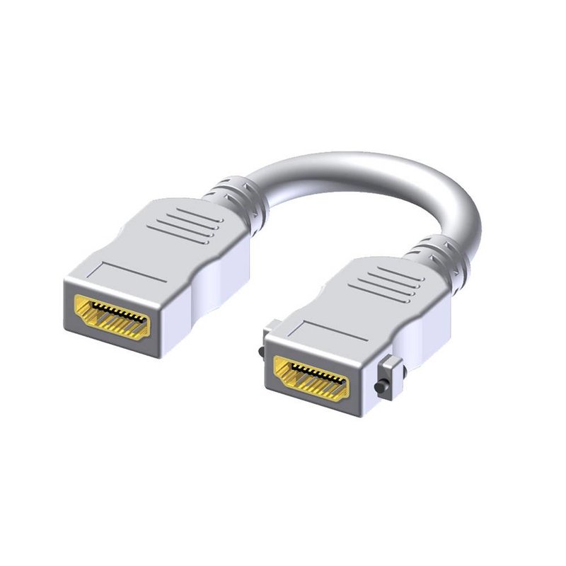 BSP602/W HDMI flexibel koppelstuk wit