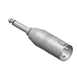 Procab VC126 XLR male naar Mono jack male adapter VC126 XLR male naar Mono jack male adapter