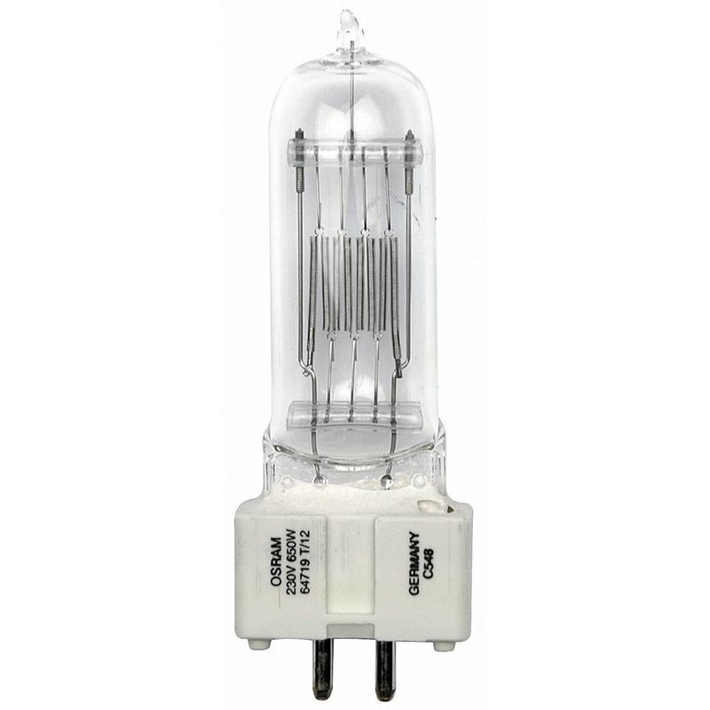 GX9.5 230V/650W 64719 T12 lamp