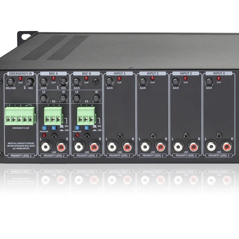 PREZONE1 6-kanaals stereo zonevoorversterker