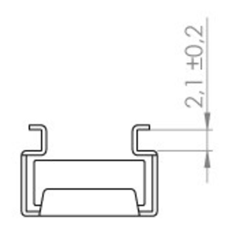 Adam Hall Rackware 5653 Kooimoer 2mm (10 stuks) Rackware 5653 Kooimoer 2mm (10 stuks)