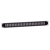 Adam Hall Plat ventilatiepaneel 1 HE verticale slots Plat ventilatiepaneel 1 HE verticale slots