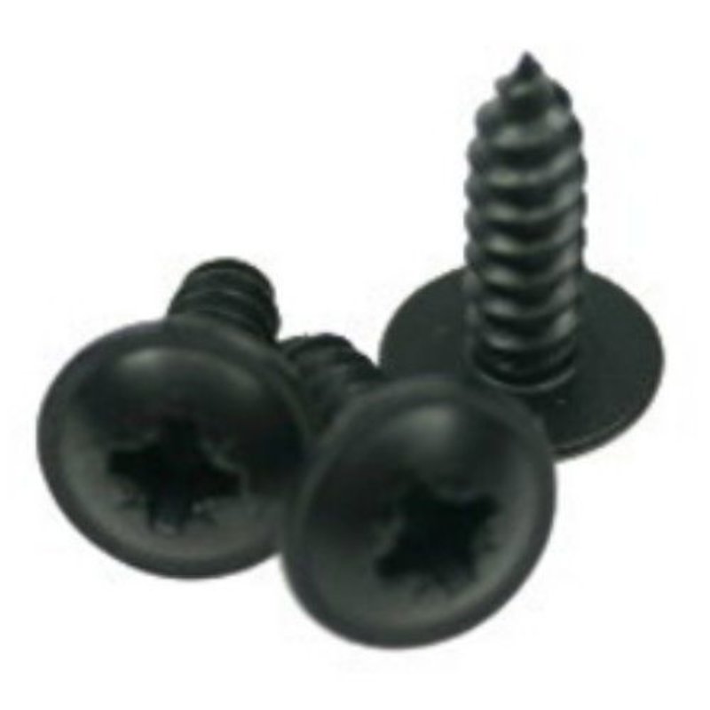 Zwarte 15mm schroeven (20 stuks)