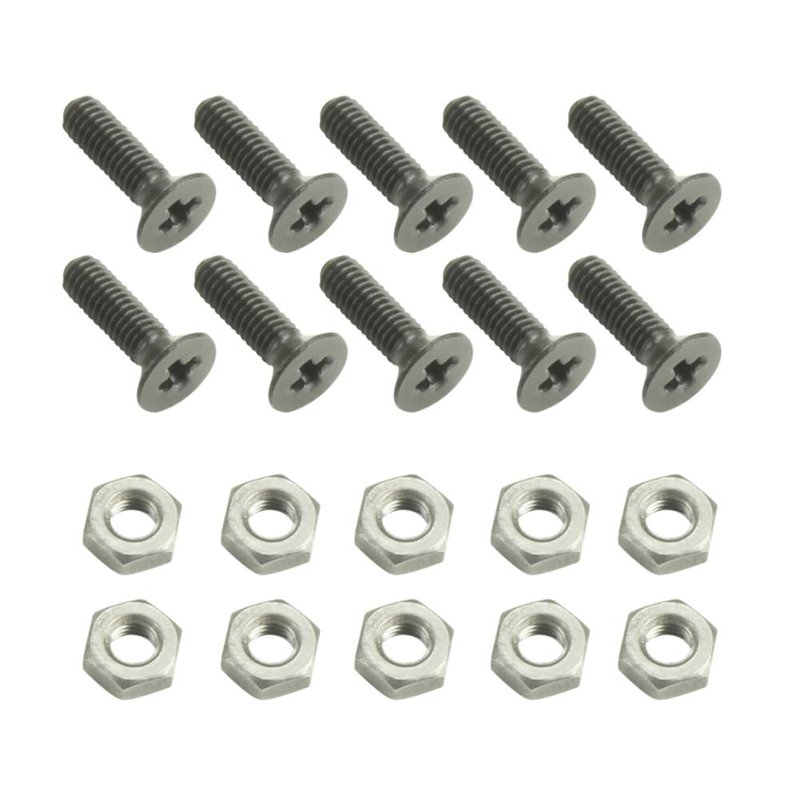 M3x10mm boutje met moer (10 stuks)