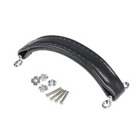 Adam Hall 3414BLK lederen opbouwhandvat zwart lang 3414BLK lederen opbouwhandvat zwart lang
