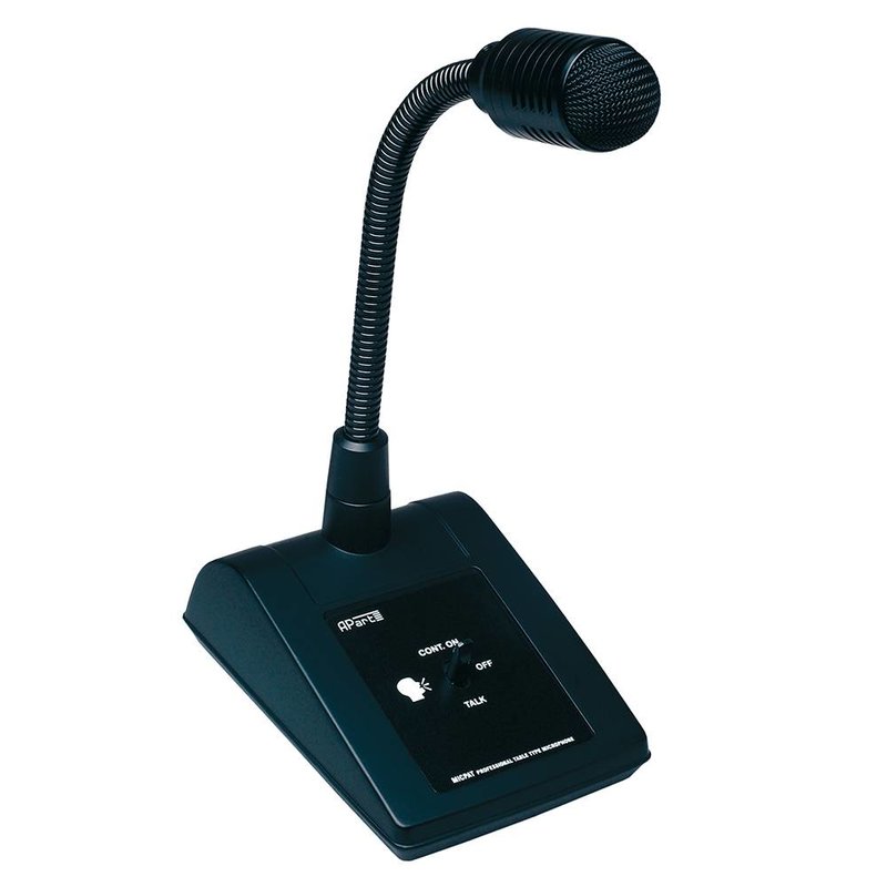 MICPAT-D dynamische omroepmicrofoon met zwanenhals
