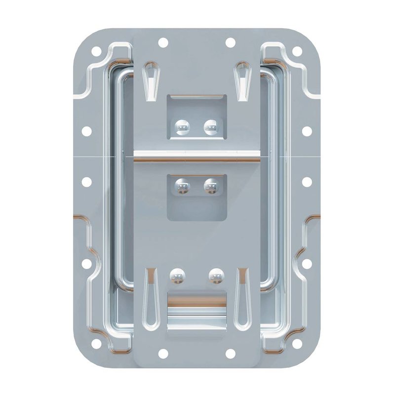 270838 Groot Inbouw stopscharnier met verzet