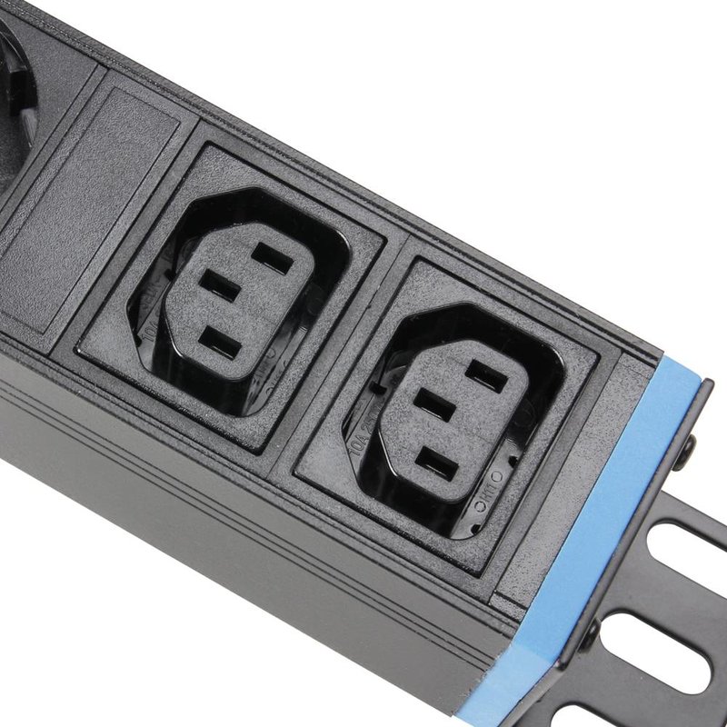 874714 14-weg stroomverdeler 12x schuko + 2x IEC