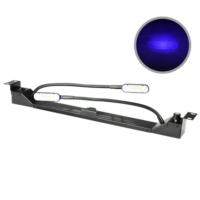 19 inch Dubbele zwanenhals racklight