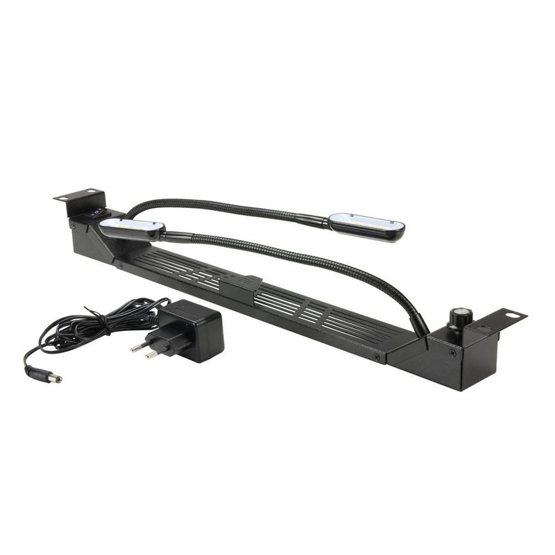 19 inch Dubbele zwanenhals racklight