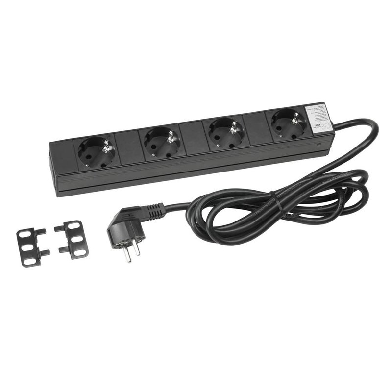 4-weg Stroomverdeeldoos met montagebeugels