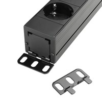 4-weg Stroomverdeeldoos met montagebeugels