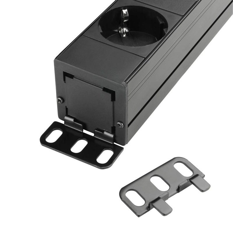 4-weg Stroomverdeeldoos met montagebeugels