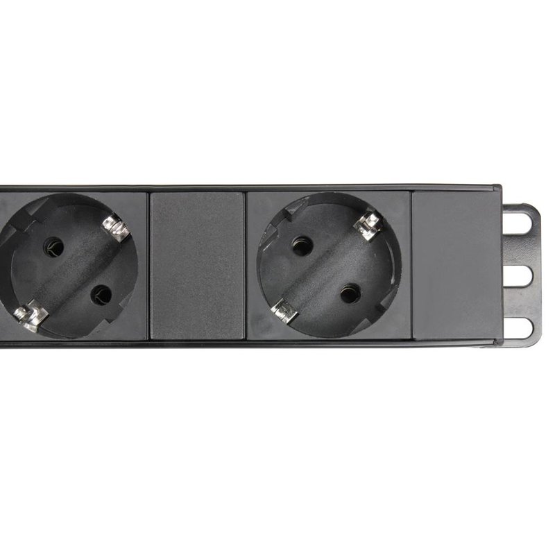 4-weg Stroomverdeeldoos met montagebeugels