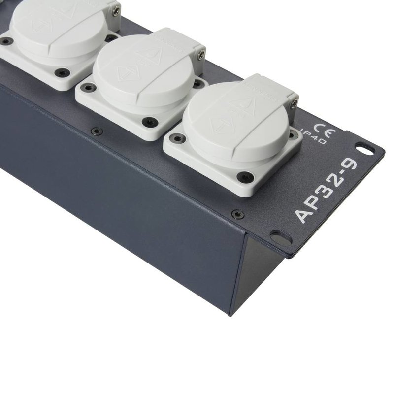 19 inch krachtstroomverdeler 32A/5P