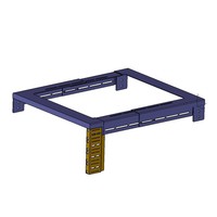 19 inch shockmount frame