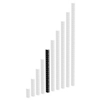 Adam Hall Rackprofiel 10HE zwart Rackprofiel 10HE zwart