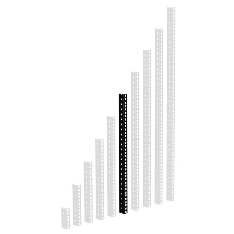 Adam Hall Rackprofiel 12HE zwart Rackprofiel 12HE zwart